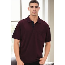 T0094 Dewberry Erkek T-shırt-bordo Bordo
