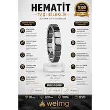 Hematit Taşı Bileklik - Hematit Bileklik Gri Gri
