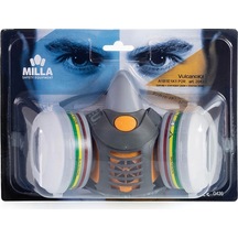 Milla Etna Maske Kiti Yarım Yüz Maskesi Abek1p2 Filitre
