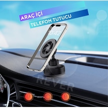 Araç İçi Telefon Tutucu Güçlü Manyetik Vakum Vantuzlu Araç Telefon Tutucu 2 Mixed