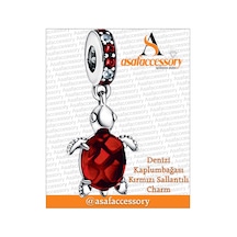 Kırmızı Kaplumbağa Charm Asafaccessory