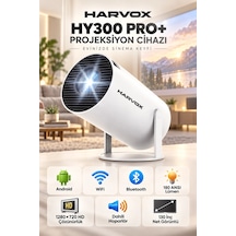Harvox Hy300 Pro Ultra Hd Taşınabilir Mini Projeksiyon Cihazı Döner Başlıklı Akıllı Ev Sinema Siste
