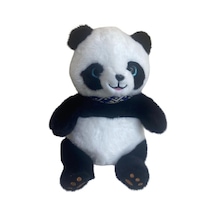 Sevimli Panda 25 Cm Peluş Oyuncak Uyku Arkadaşım Siyah