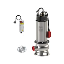 Sumak Sdfv 30/2 İnox Komple Paslanmaz Vortex Çarklı Foseptik Dalgıç Pompa 220 Volt 3 Hp 16.5 Mss