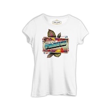When İn Doubt Travel Postcard Beyaz Kadın Tshirt 001
