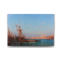 Ayrex Felix Ziem - View Of İstanbul Tablosu - 100x70cm