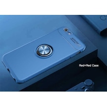 Apple Uyumlu iPhone 6 Kılıf Yüzüklü Kamera Korumalı Range Ring Silikon Kılıf