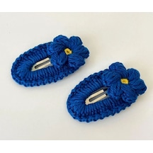 Amigurumi Örgü Çocuk Çiçek Toka Saks Tek Ebat Çok Renkli