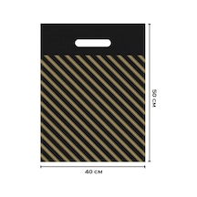 Geçme Takviyeli Poşet 40x50 No:4 50 Adet 26 X 38 Cm