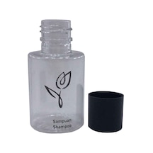 Standart Otel Tipi Şampuan Yazılı Silindir Boş Şişe 250 x 30 ML