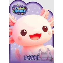 Kawaii Zamanı Çıkartmalı Boyama Kitabı İthaki Çocuk Yayınları