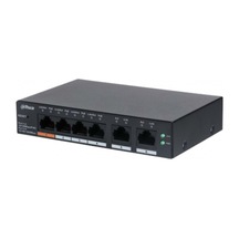 Dahua Cs4006-4et-60, 4 Port, Megabit, Poe 60w, 2 Port Uplink, Cloud Yönetilebilir, Switch