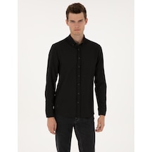 Pierre Cardin Erkek Siyah Gömlek Desenli 50311110-vr046 Siyah