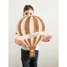 Balon Konsept Tasarım Kişiye Özel İsimli Bebek Ve Çocuk Odası Duvar Ve Kapı Süsü Dekorasyon 40 Cm Büyük Boy