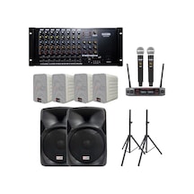 Okul Ses Sistemi İdeal İç-dış Anfi Hoparlör Sistemi Full Paket-1