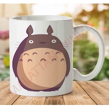 Totoro Animasyon Baskılı Seramik Kupa Bardak