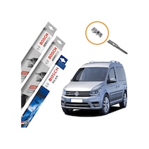 Vw Caddy Ön ve Arka Silecek Takımı Bosch Aeroeco 2018-2020