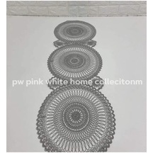 Pw Pink White Home Collection Suplea Runner 38x115 Cm Kordon İşlemeli Runner 4