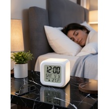 Küp Saat Led Işıklı Dijital Saat Kupsaat-3