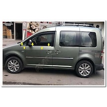 Markadan Vw Caddy Krom Cam Çıtası 2004-2014 4 Parça Paslanmaz   Çel