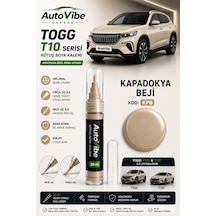Togg Kapadokya Beji Rötuş Boyası Kalemi 2'si 1 Arada Tam Uyumlu