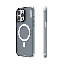 İphone 15 Pro Max Uyumlu Kılıf Magsafe Şarj Özellikli Youngkit Jiansha Serisi Kapak Siyah