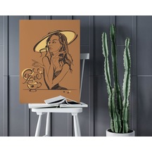 Bk Home Coffee Tasarımlı Kanvas Tablo 50x70cm-11