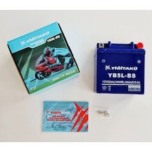 12 V 5 Ah Yb5l Bs Yiğit Akü Motosiklet Cup Ybr Akü 2022