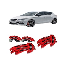 SEAT LEON FR KIRMIZI 4-LÜ KALİPER KAPAGI