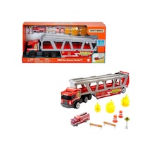 Matchbox Taşıyıcı İtfaiye Aracı İtfaiye Araç ve 8 Aksesuar. Gwm23