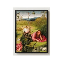 Rönesans Bosch Çölde Vaftizci Yahya Çerçevesiz Poster 21x30 Cm A4 Tablo Rönesans Klasik Sanat