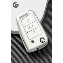 Volkswagen Polo Golf T-roc T-cross Passat Tpu Uyumlu Anahtar Kılıfı Byz