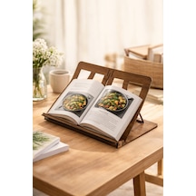 Ahşap Kitap Standı T456