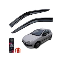 Caraks Peugeot 206 Van Mügen Cam Rüzgarlığı Tek Kapı 2 Li Takım + Koku