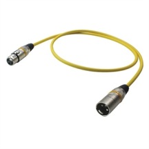 E4004 B 6mt Sarı Ara Kablo Xlr Erkek + Xlr Dişi Pvc Ara Kablo