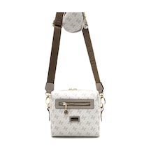 Çapraz Çanta Kadın 1038-43141 Silver Polo Çapraz Bayan Çantası M178 Bej-mat Kum Bej-mat Kum Bej - Kum