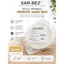 Teksomed Hidrofil Sargı Bezi 10 Cm X 100 Metre 3 Adet