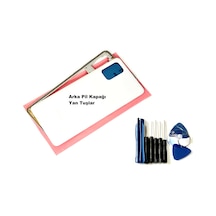 Tkgz Samsung Galaxy Uyumlu Sm-a715 A71 Kasa Arka Pil Batarya Kapağı Tamir Seti Beyaz