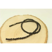 Golden & Siyah Obsidyen Taşı Dizi 4,5mm