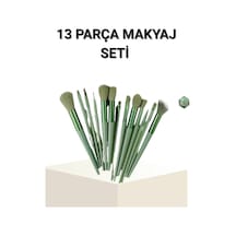 13 Lü Profesyonel Makyaj Fırça Seti Yumuşak Sentetik Kıllı, Tüm Cilt Tiplerine Uygun Çok Renkli