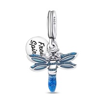 Yusufçuk Sallantılı Gümüş Charm