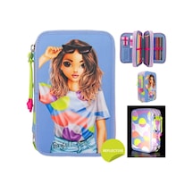 3 Katlı Dolu Kalem Kutu Girls Renkli