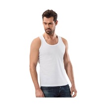 Erkek Kalın Askılı Klasik Erkek Atlet Beyaz - 1151A