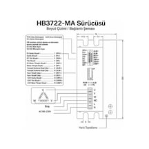 Hb-3722ma Dijital Mikrostep Step Motor Sürücü Endüstriyel Kullanım İçin