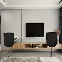 Willowhaven Kablosuz Hoparlör Kılıfı Dayanıklı Siyah Oxford Kumaş Çanta Tip A Taşınabilir İç Mekan Dış Mekan