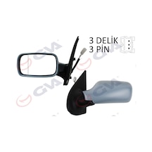 Gva Dış Dikiz Aynası Sol Palıo 98 Elektrikli Isıtmalı Astarlı Konveks 3 Fiş Vm-155ep-5dl Gva 1021107