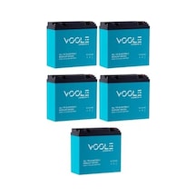 Tnl Voole 12v 24 Amper Dik Elektrikli Bisiklet Aküsü 5'lü Paket