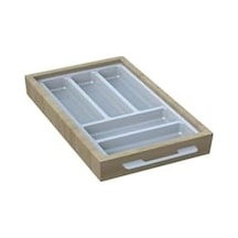 Mutfak Çekmece Içi Beyaz Modüler Kaşıklık 29cm X 48cm Yanlar Ve Boydan 4cm Kesilebilir Diğer
