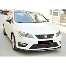 HasAkman Seat Leon Mk3 FR Basic Ön Tampon Lip Piona Black 2012 - 2016