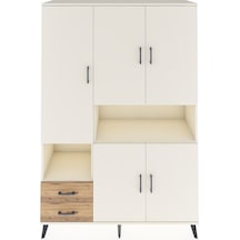 Hyperion Dolap 10 Raflı 2 Çekmeceli 5 Kapaklı 132x44x195 Aytaşı-aytaşı/çam Aytası/atlas Çam